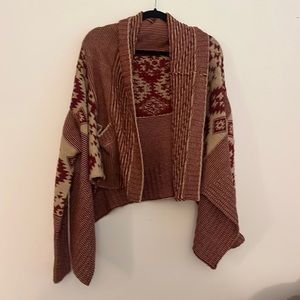 Netted shall/ jacket with sleeves